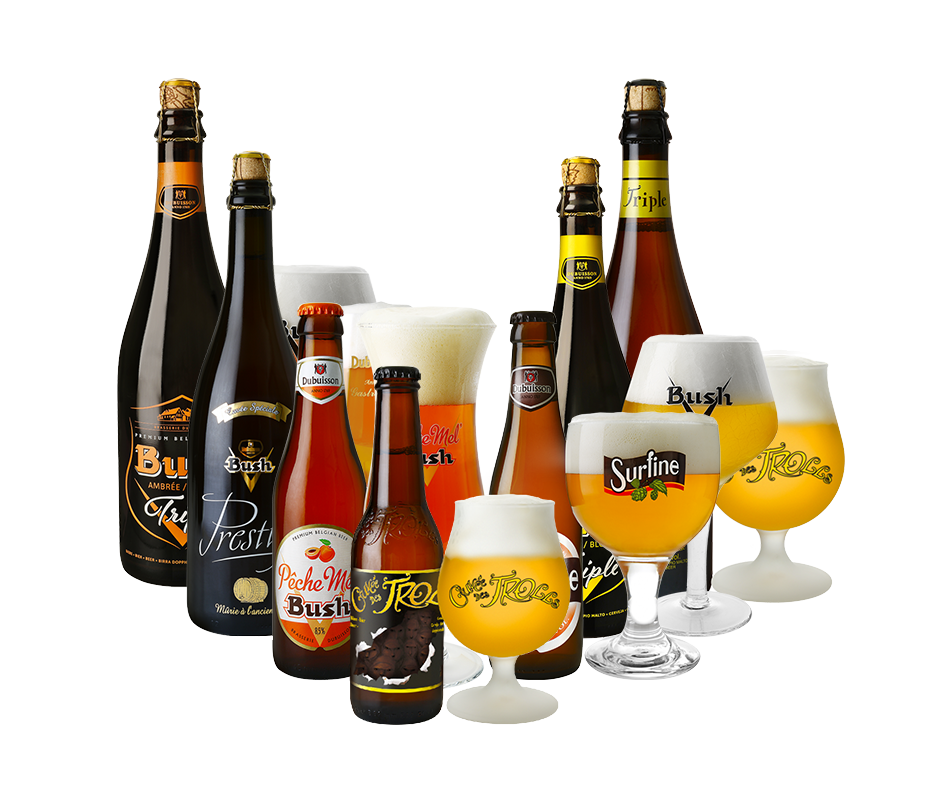 SUPER 8  Assortiment de bières spéciales belges de la Brasserie